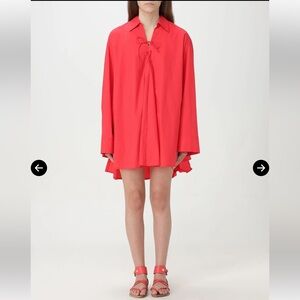 Forte Forte green lace up dress